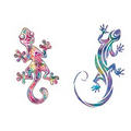 Pair of Geckos Temporary Tattoos